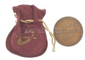 Szentirmai Zoltán (1941-) 1998. "1998-as atlétikai Európa-bajnokság" kétoldalas bronz emlé...