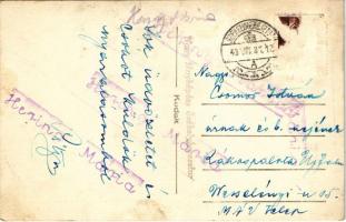 1943 Székelykeresztúr, Kristur, Cristuru Secuiesc; Református templom / Calvinist church. Nagy fényk...