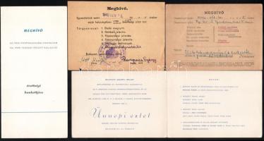 12 db vegyes meghívó