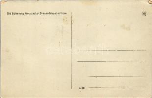 Brassó, Kronstadt, Brasov; Brassó felszabadítása. Hősök temetője télen a Lövölde téren / Die Befreiu...