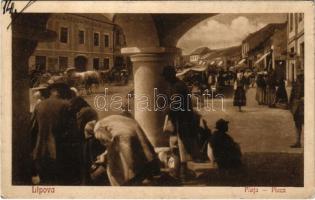 1927 Lippa, Lipova; Piac. I. Schöner kiadása / Piata / market (EK)