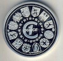 Európai Unió/Írország DN 1Ounce Ag emlékérem "Good morning Europe! - kolostor" 31,103g T:P...