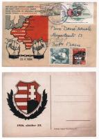 8 db MODERN magyar irredenta és 1956-os képeslap reprintekkel / 8 modern Hungarian irredenta postcar...