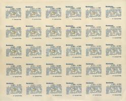 1938. "Váradegyházmegyei Takarékpénztár Részvénytársaság, Debrecen" részvénye 100P-ről (2x...