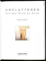 Candace Ord Manroe: Uncluttered Storage Room by Room. (Rendszerezés és tárolás szobáról-szobára. Lak...