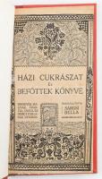 Házi cukrászat és befőttek könyve. Összeállította Sárosi Bella. Bp., é.n., Magyar Kereskedelmi Közlöny, 166+8 p. Harmadik kiadás. Átkötött félvászon-kötés, körbevágott, foltos lapokkal.