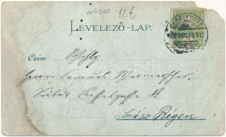 ~1903 Beszterce, Bistritz, Bistrita; Gewerbevereinshaus / Iparosegyleti ház / House of Craftsmen Ass...