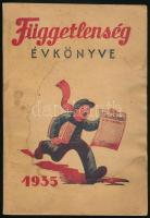 1935 Függetlenség évkönyve. Papírkötés, foltos.