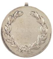 ~1930. "Távolugrás" kétoldalas ezüstözött bronz díjérem füllel (38mm) T:2 patina