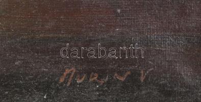 Murin Vilmos (1891-1952): Rózsás csendélet. Olaj, vászon, jelzett, sérült. Dekoratív, kissé sérült f...