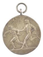 1936. "Váltófutás" kétoldalas fém díjérem füllel (27mm) T:2