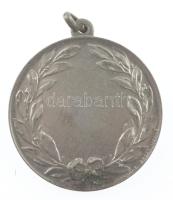 ~1920-1930. "Távolugrás" kétoldalas ezüstözött bronz díjérem füllel (30mm) T:2