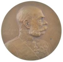 Ausztria 1914. "Ferenc József" kétoldalas bronz emlékérem. Szign.: Rudolf Neuberger / Arnold Hartig (50mm) T:1- patina  Austria 1914. "Franz Joseph" two-sided bronze commemorative medallion. Sign.: Rudolf Neuberger / Arnold Hartig (50mm) C:AU patina