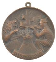 1941. Soha / IV díj 1941 irredenta bronz érem Füsti Szeged gyártói jelzéssel, akasztóval (42mm) T:2 patina