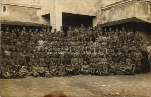 Osztrák-magyar katonák csoportja / WWI Austro-Hungarian K.u.K. military, group of soldiers. photo (fl)