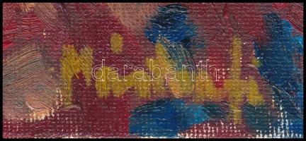 Mártonfi Benke Márta (1958-): A Körös partján. Olaj, vászon, kartonon, jelzett. 30x23 cm