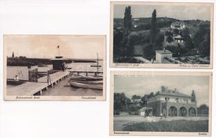 Balatonalmádi - 6 db RÉGI város képeslap