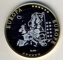 Európa DN "Európa pénzei - Spanyolország" Ag bicolor emlékérem 20g T:PP