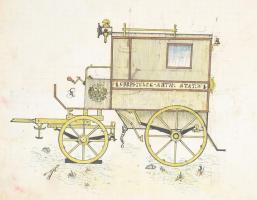 cca 1902-1903 "Theorie und Liniendienst des Josef Ladists. K. u. K. Cavallarie - Telegraphen Cu...