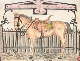 cca 1902-1903 "Theorie und Liniendienst des Josef Ladists. K. u. K. Cavallarie - Telegraphen Cu...