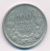 Bulgária 1930BP 100L Ag "III. Borisz" Budapest T:2- 
Bulgaria 1930BP 100 Leva Ag "Bo...