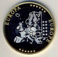 Európa DN "Európa pénzei - Franciaország" Ag bicolor emlékérem 20g T:PP