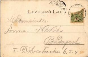 1905 Torockó, Rimetea; Piactér, templom / market square, church (Rb)