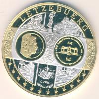 Európa DN "Európa pénzei - Luxemburg" Ag bicolor emlékérem 20g T:PP