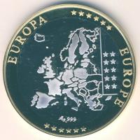 Európa DN "Európa pénzei - Vatikán" Ag bicolor emlékérem 20g T:PP