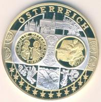Európa DN "Európa pénzei - Ausztria" Ag bicolor emlékérem 20g T:PP