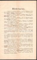 1885 Telekkönyvi jegyzőkönyvek közzététele Magyarországnak királyhágón inneni és túli részeiben öt n...