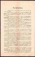 1885 Telekkönyvi jegyzőkönyvek közzététele Magyarországnak királyhágón inneni és túli részeiben öt n...