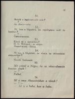 1936 Összes négus viccek. Bp., (1936), Klein-ny., harmadik kiadás, felcserélt/nyomdahibás oldalakkal...