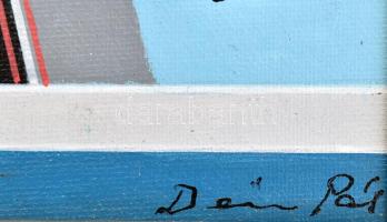 Deim Pál (1932-2016): "Valahol". Akril, vásznazott lemez, jelezve balra lent. Hátoldalán a...