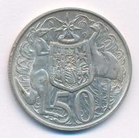 Ausztrália 1966. 50c Ag "II. Erzsébet" T:2 ütésnyom 
Australia 1966. 50 Cents Ag "El...