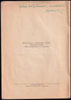 Makkai Ernő: Adatok Fogarasi Pap József életéhez és munkásságához. DEDIKÁLT! Kolozsvár, 1944., Miner...