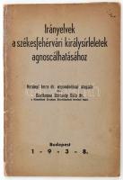 Bevilagua Borsody Béla: Irányelvek a székesfehárvári királysírleletek agnoscálhatásához. DEDIKÁLT! Bp., 1938., (Sopron, Rábaközi-ny.), 49 p. Különlenyomat. Kiadói papírkötés, javított gerinccel, javított, szakadozott borítóval, lapszéli szakadásokkal.