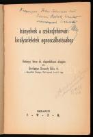 Bevilagua Borsody Béla: Irányelvek a székesfehárvári királysírleletek agnoscálhatásához. DEDIKÁLT! B...