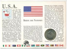 Amerikai Egyesült Államok 1984P 1/2$ Cu-Ni "Kennedy" érmés borítékban, bélyeggel és bélyeg...