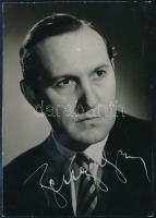 Bessenyei Ferenc (1919-2004) kétszeres Kossuth-díjas színész aláírása fotón