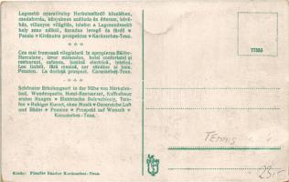 Karánsebes, Caransebes; Friderik-lak, kilátás a Szilva kertből, tenisz pálya. Füszfás Sándor kiadása...