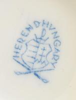 Herendi Viktória mintás váza. Kézzel festett, jelzett, minimális kopással 12 cm