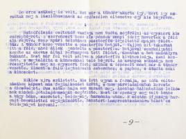 1913 Dr. Toldy Elemér: A Szent László-húszasok története, gépirat, 11p