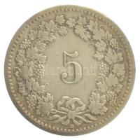 Svájc 1850BB 5r billon T:2,2- Switzerland 1850BB 5 Rappen billon C:XF,VF Krause KM#5