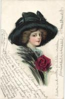 Lady litho s:Hamilton King