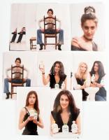 Timotei reklámfotózás modellekkel, 20 db színes fotó, Kanyó Béla (1939-2020) jelzés nélküli felvételei, 18x13 cm