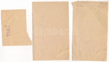 1955. "Hatodik Békekölcsön" nyereménykölcsön 50Ft-ról szárazpecséttel, "41/A 66605&qu...