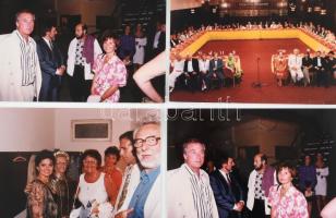 Erzsébet-díj átadó (?) ünnepség (Dr. Czeizel Endre, Palotás János, Huszti Péter, stb.), 5 db színes ...