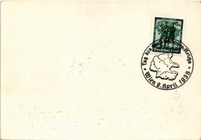 Österreich kehrt Heim! 10. April 1938 / "Austria returns home!" Austrian Anschluss. NSDAP ...