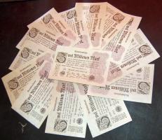 Német Birodalom / Weimari Köztársaság 1923. 2.000.000M (14x) "Hakensterne" vízjellel T:I,I-